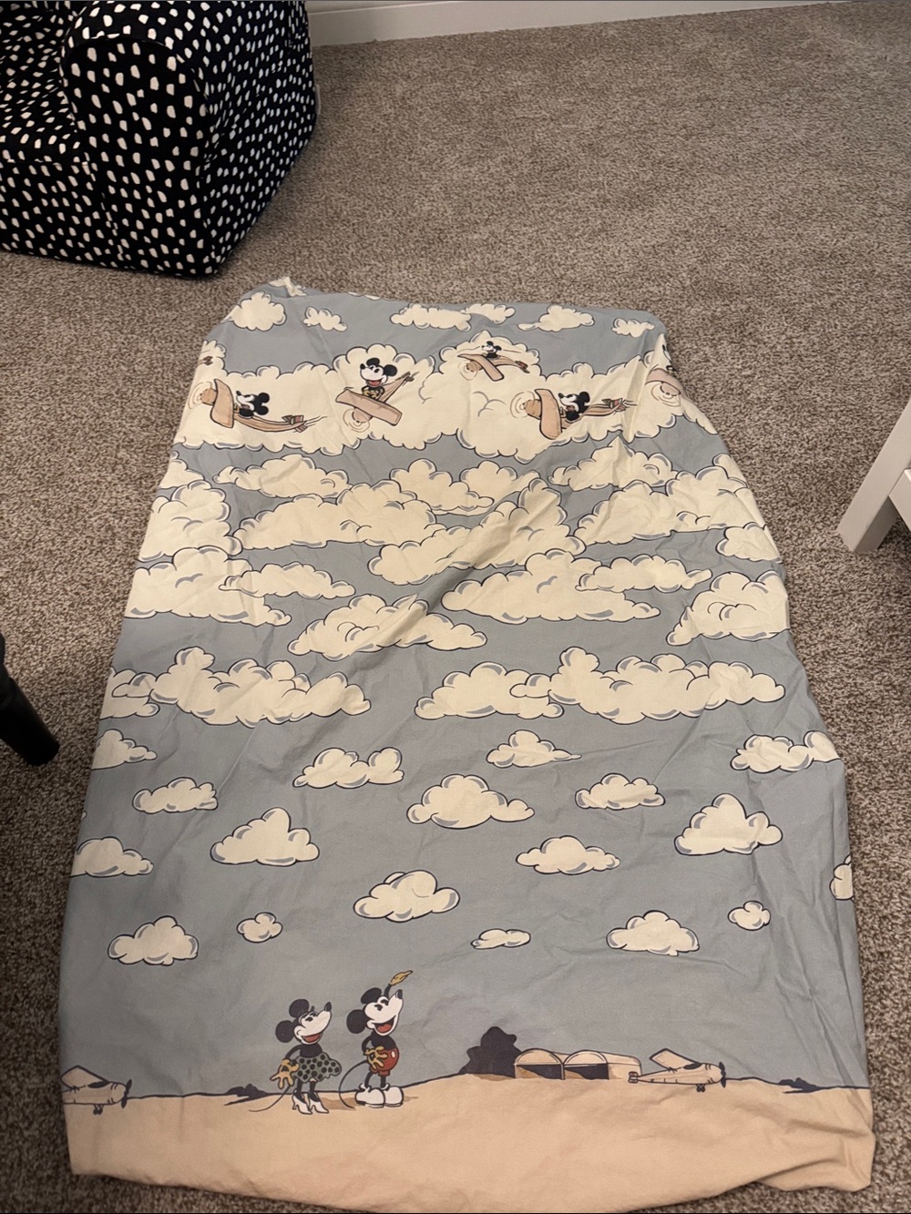 Pottery Barn Kids Mickey Mouse Crib Sheet